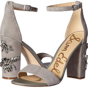 Sam Edelman Women's Yaro 2 Gray Dress Sandal Size 7.5